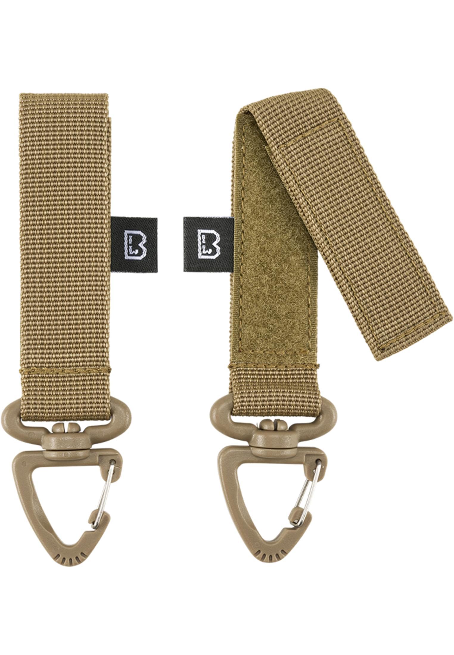 Brandit Belt and Molle Loop Carabiner 2 Pack (Farbe: camel / Größe: one size)