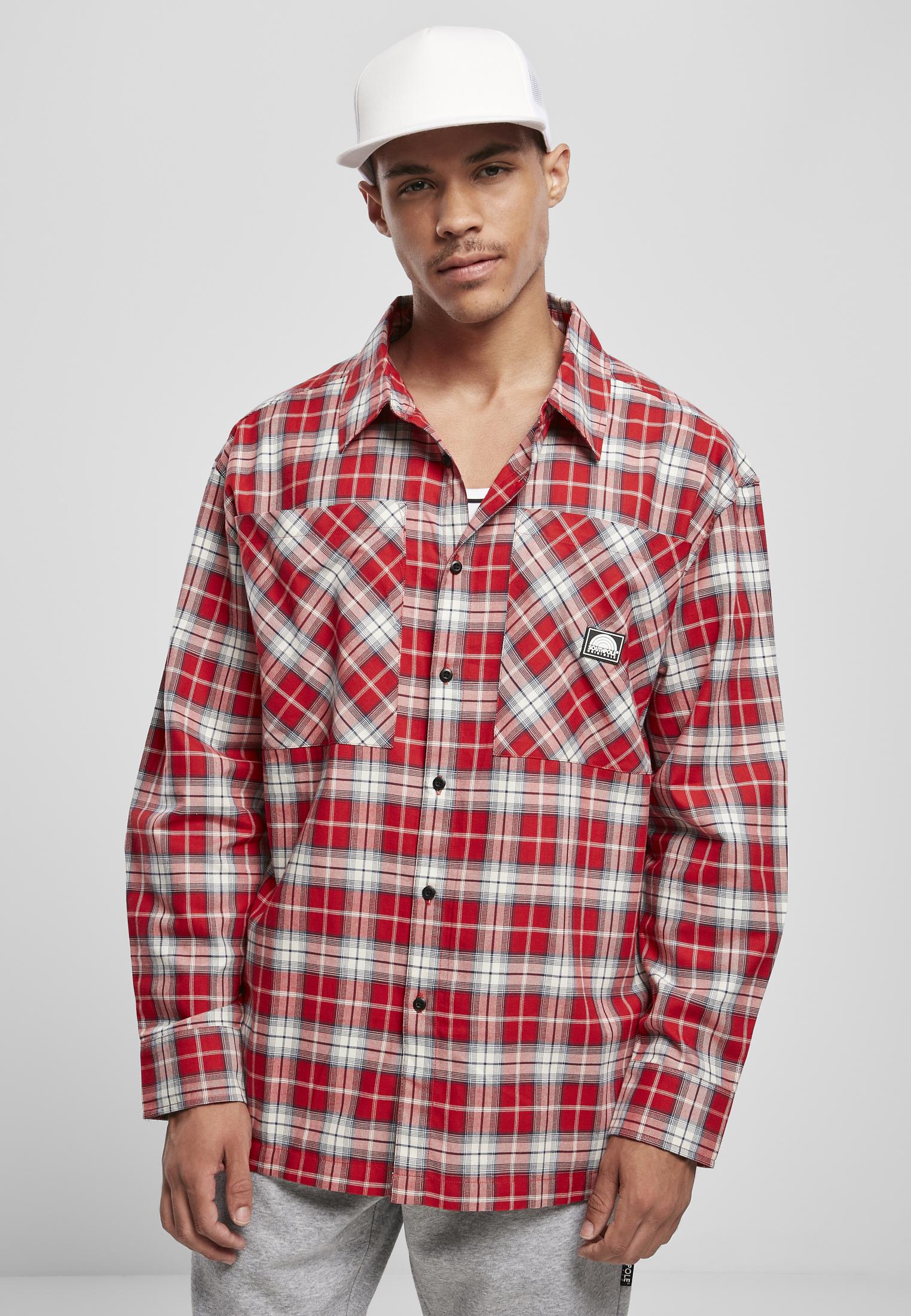 Southpole Southpole Checked Woven Shirt (Farbe: SP red / Größe: L)