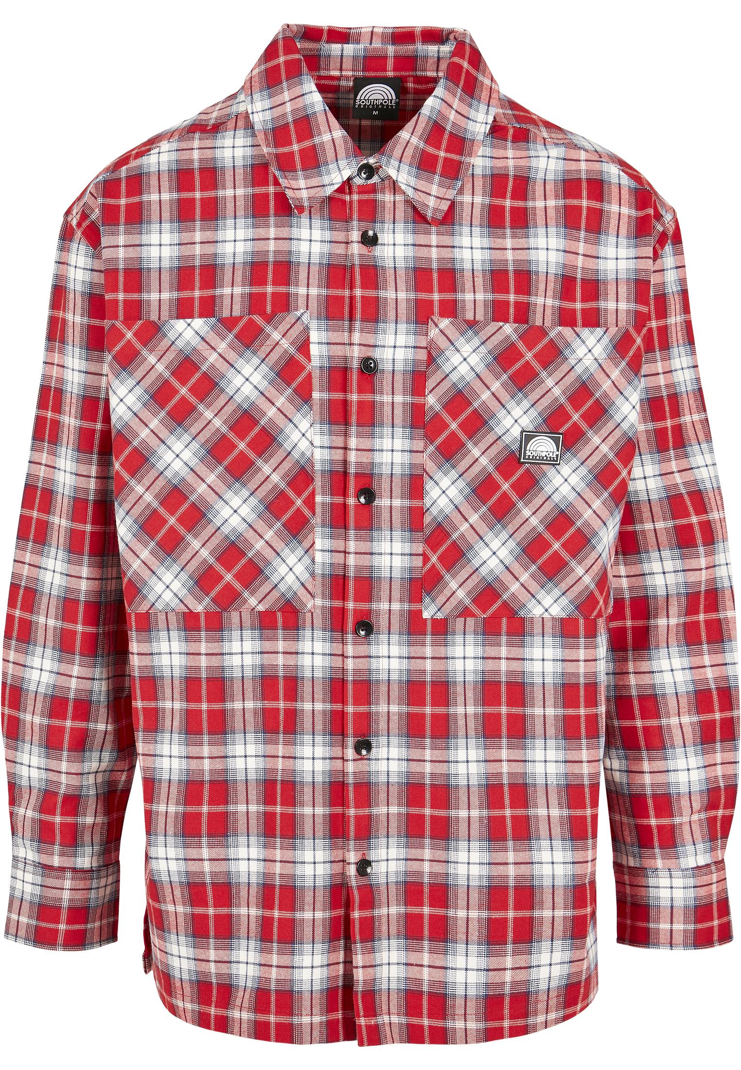 Southpole Southpole Checked Woven Shirt (Farbe: SP red / Größe: M)