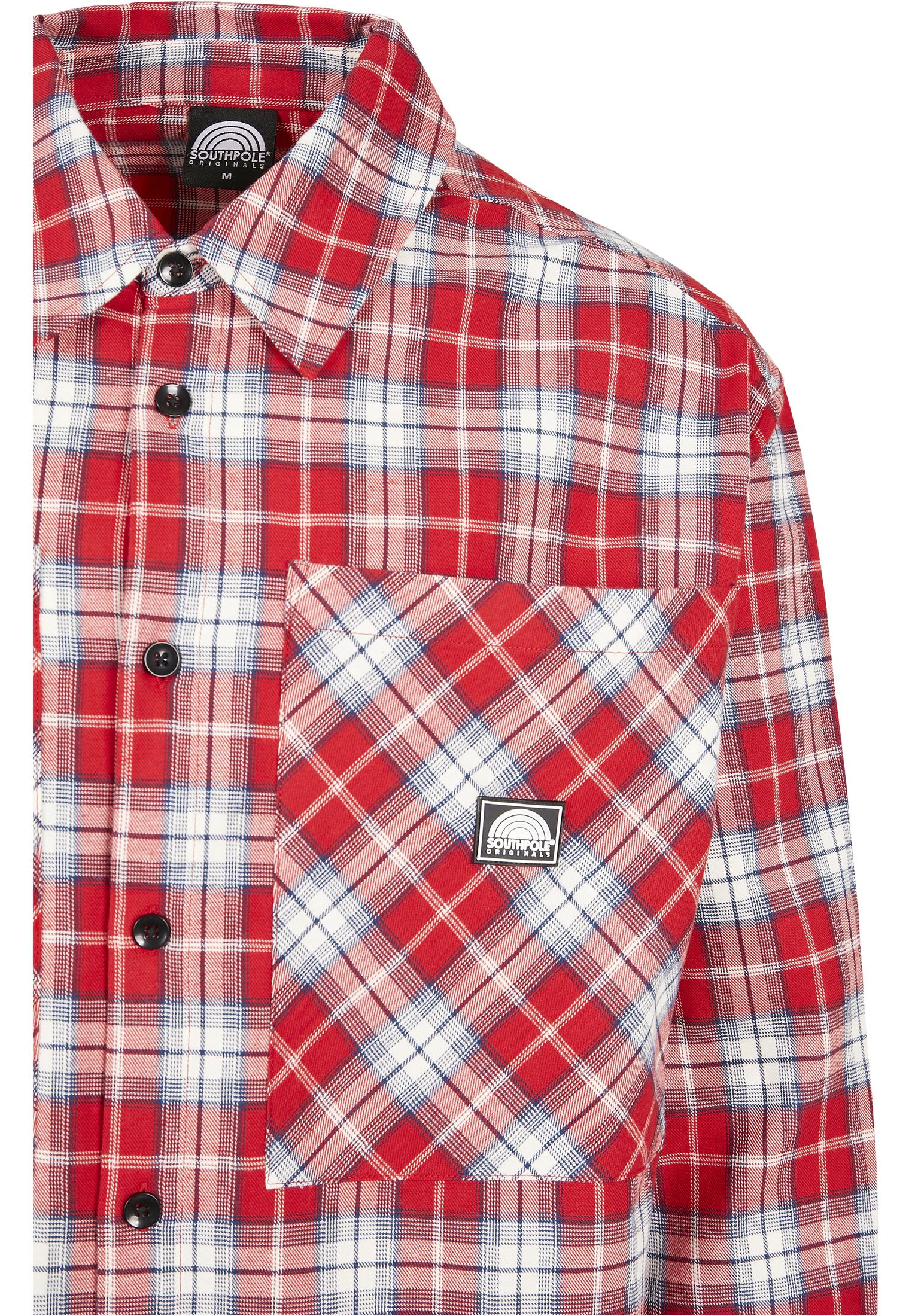 Southpole Southpole Checked Woven Shirt (Farbe: SP red / Größe: XXL)