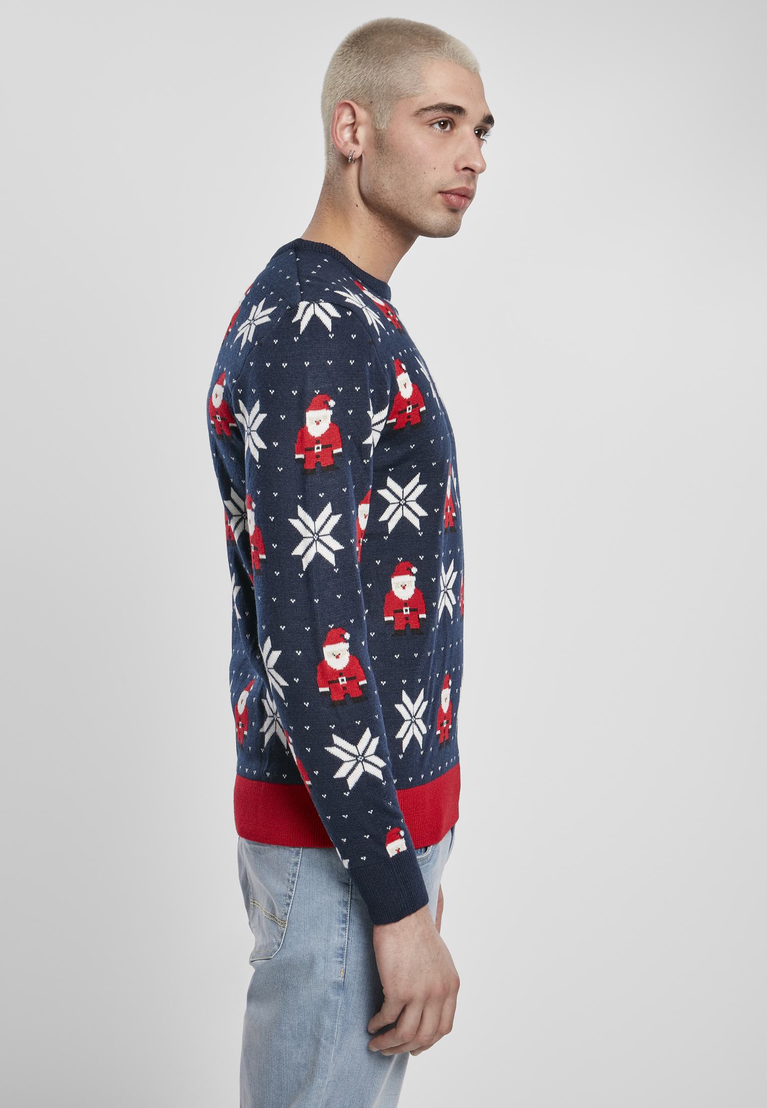 UC Men Nicolaus And Snowflakes Sweater (Farbe: nicolaus and snowflake aop / Größe: M)