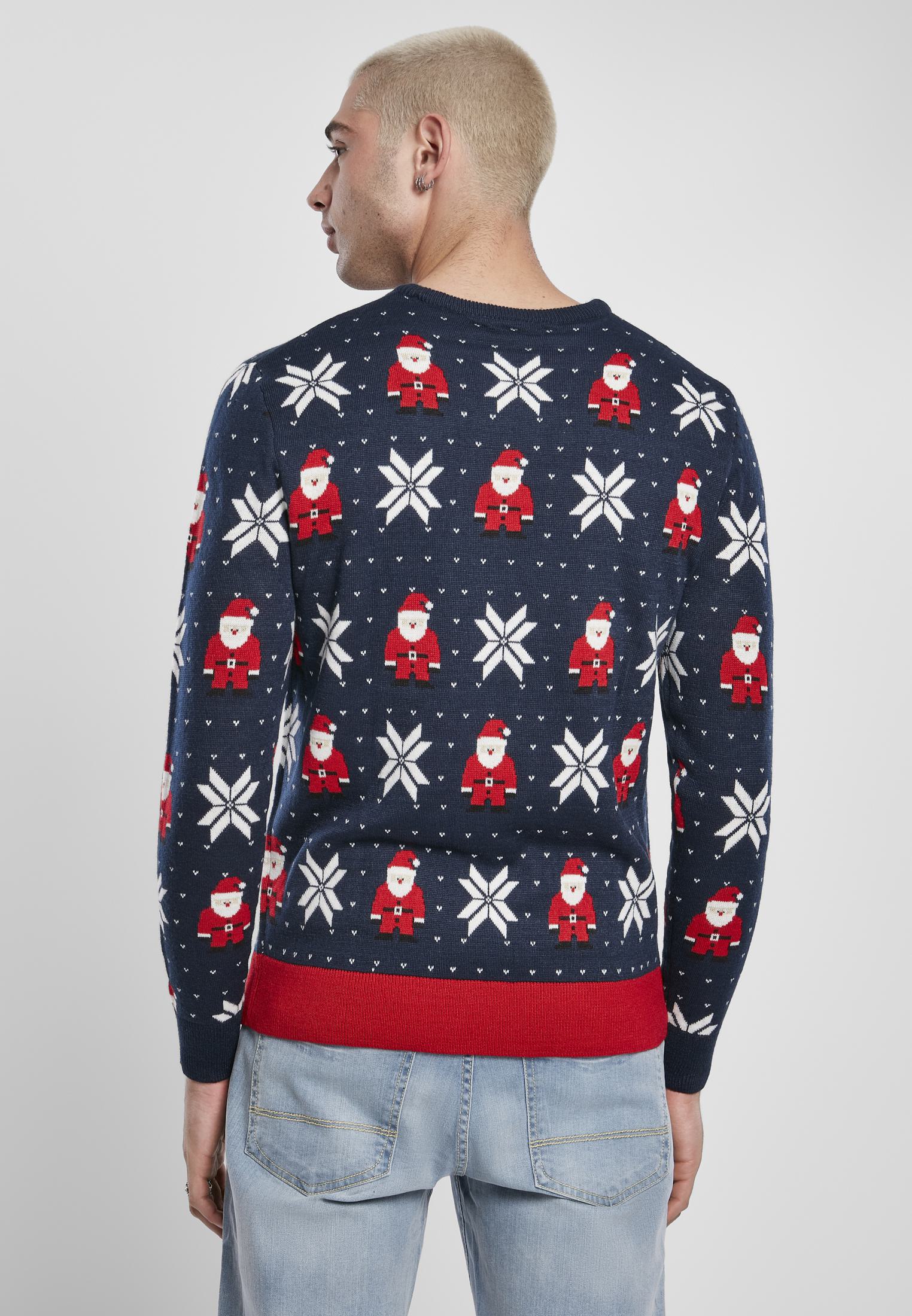 UC Men Nicolaus And Snowflakes Sweater (Farbe: nicolaus and snowflake aop / Größe: S)
