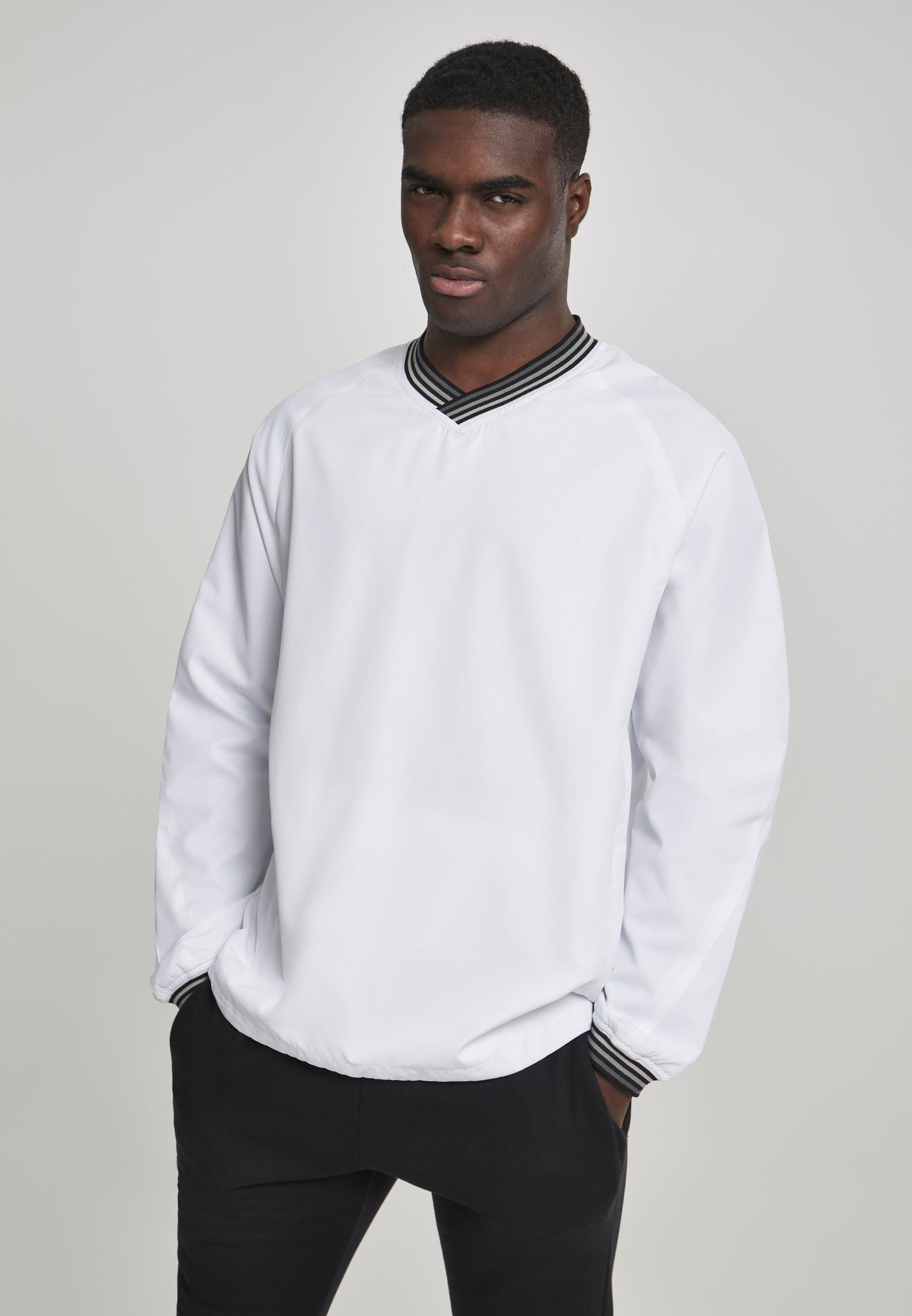 UC Men Warm Up Pull Over (Farbe: wht/gry / Größe: L)