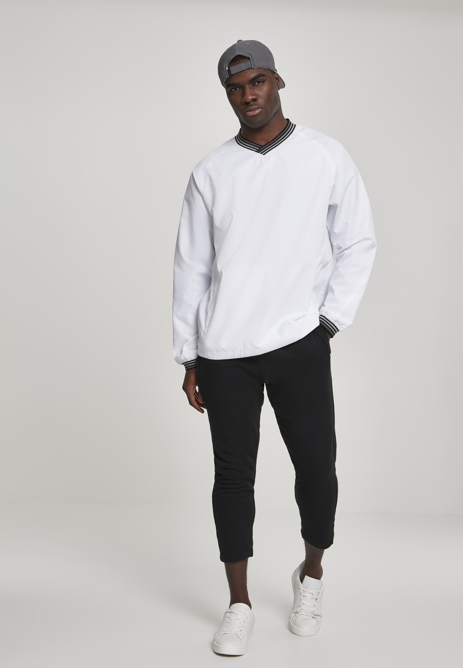 UC Men Warm Up Pull Over (Farbe: wht/gry / Größe: S)