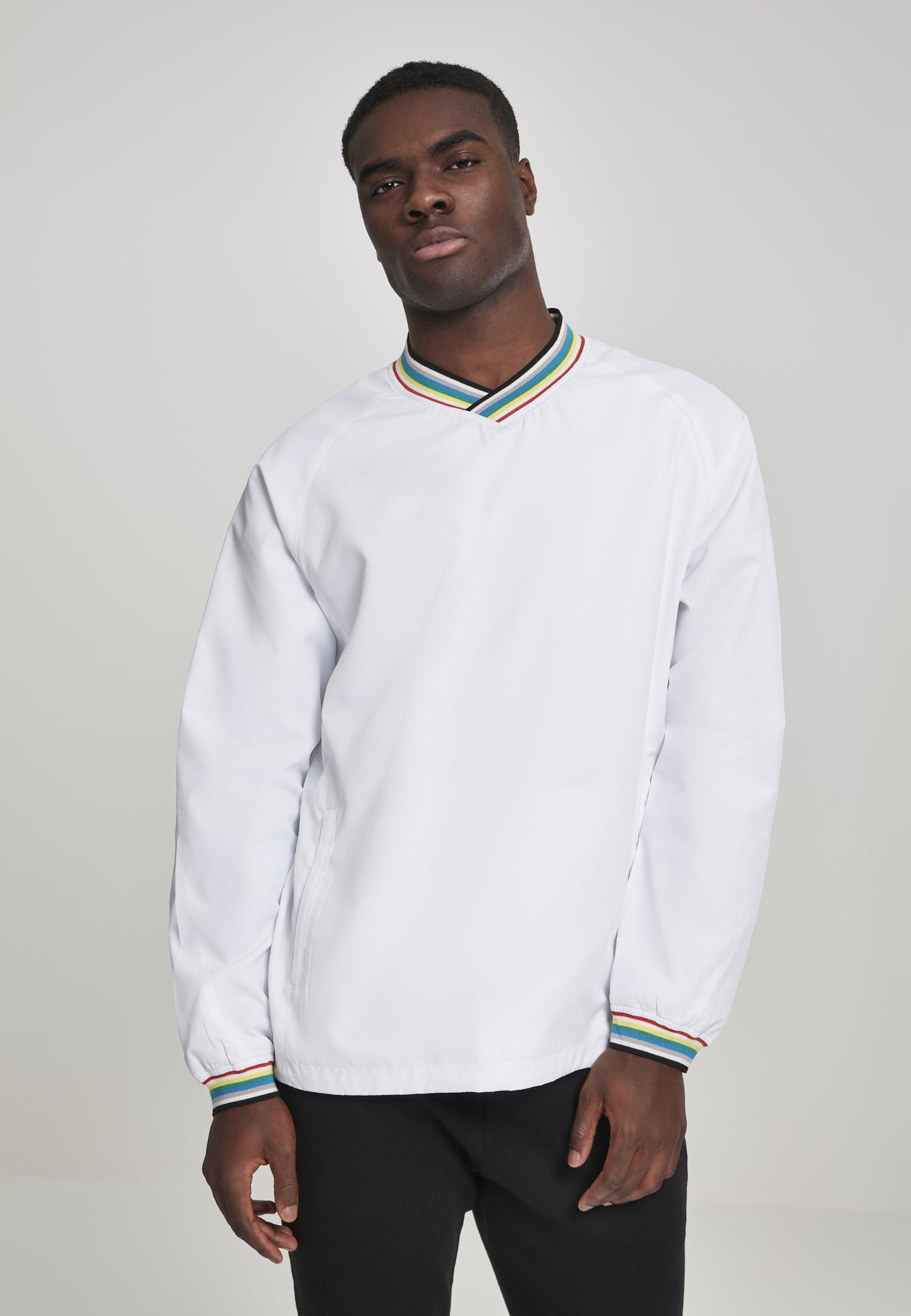 UC Men Warm Up Pull Over (Farbe: wht/multicolor / Größe: XL)