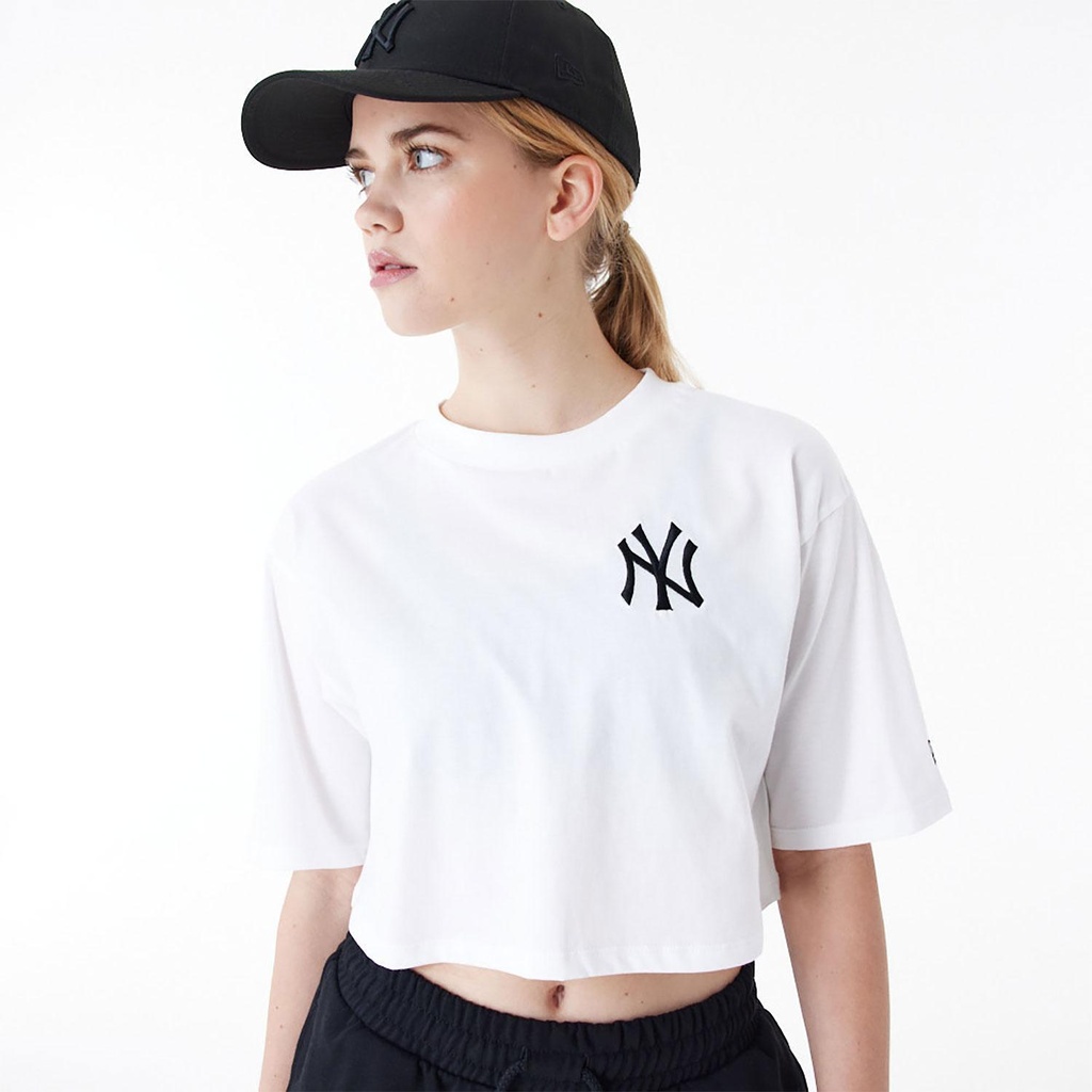 new-era-new-york-yankees-mlb-lifestyle-crop-tshirt-weiß-xs-2