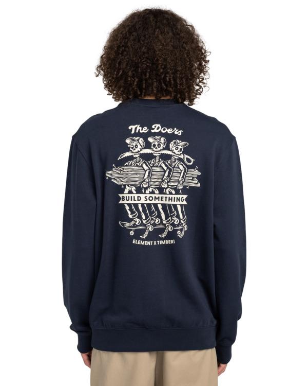 element-timber-skeleton-gang-crew-blue-eclipse-navy-l-6
