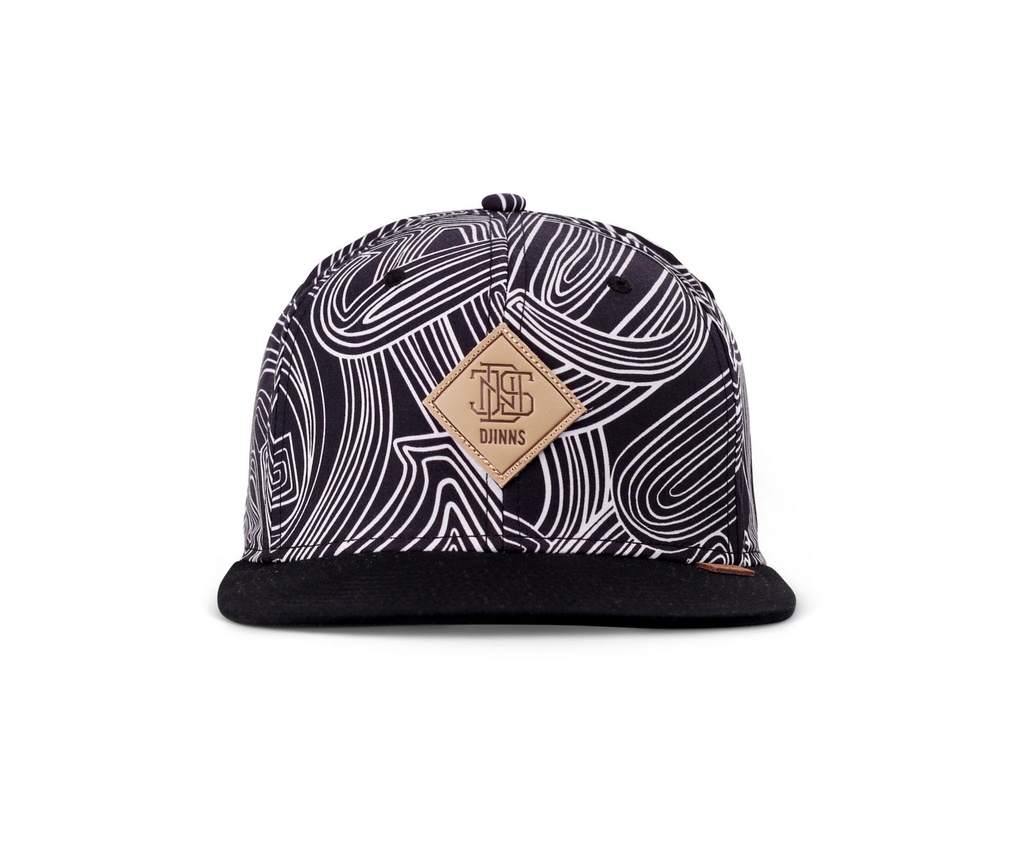 djinns-6-panel-snapback-cap-ma-pattern-black-osfm-0