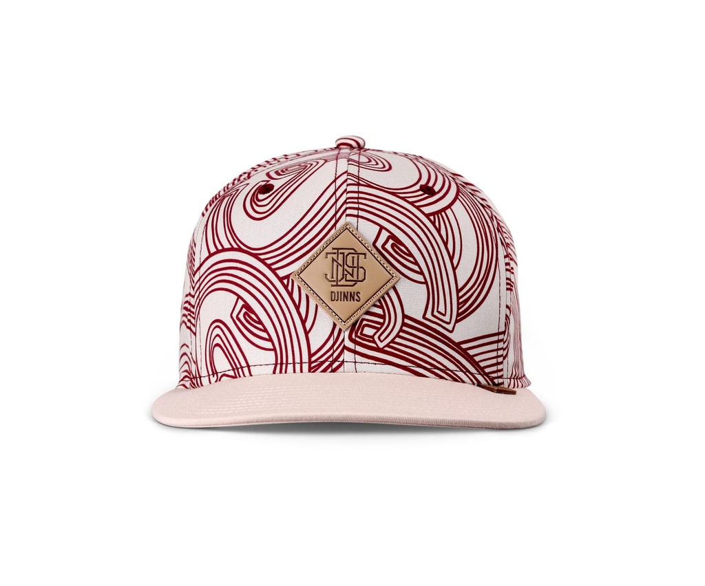 djinns-6-panel-snapback-cap-ma-pattern-beige-osfm-0