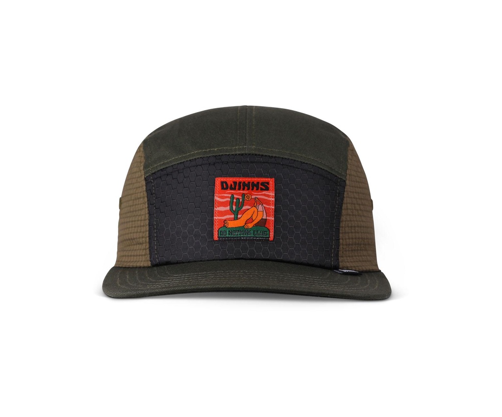 djinns-5-panel-flat-cap-resting-man-olive-black-osfm-0