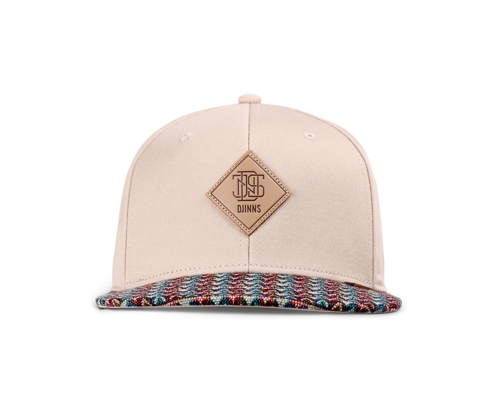 djinns-6-panel-snapback-cap-colour-triangle-rev-khaki-osfm-0
