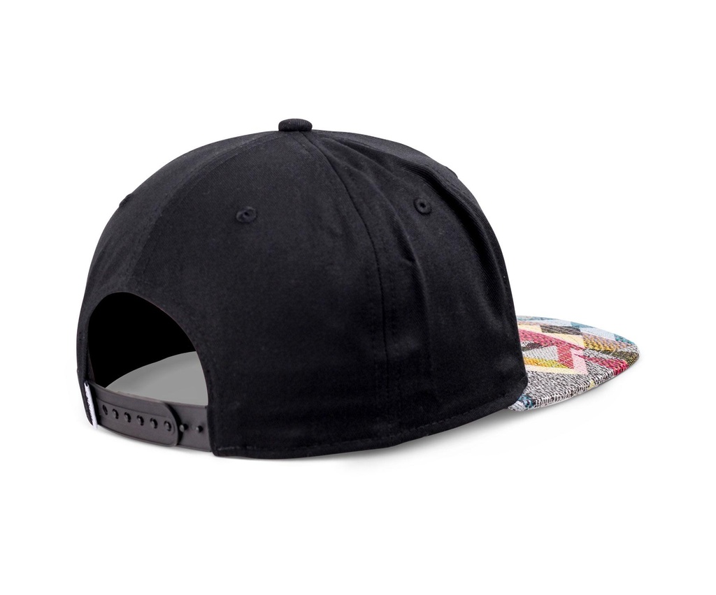 djinns-5-panel-snapback-cap-rubber-aztek-black-osfm-1