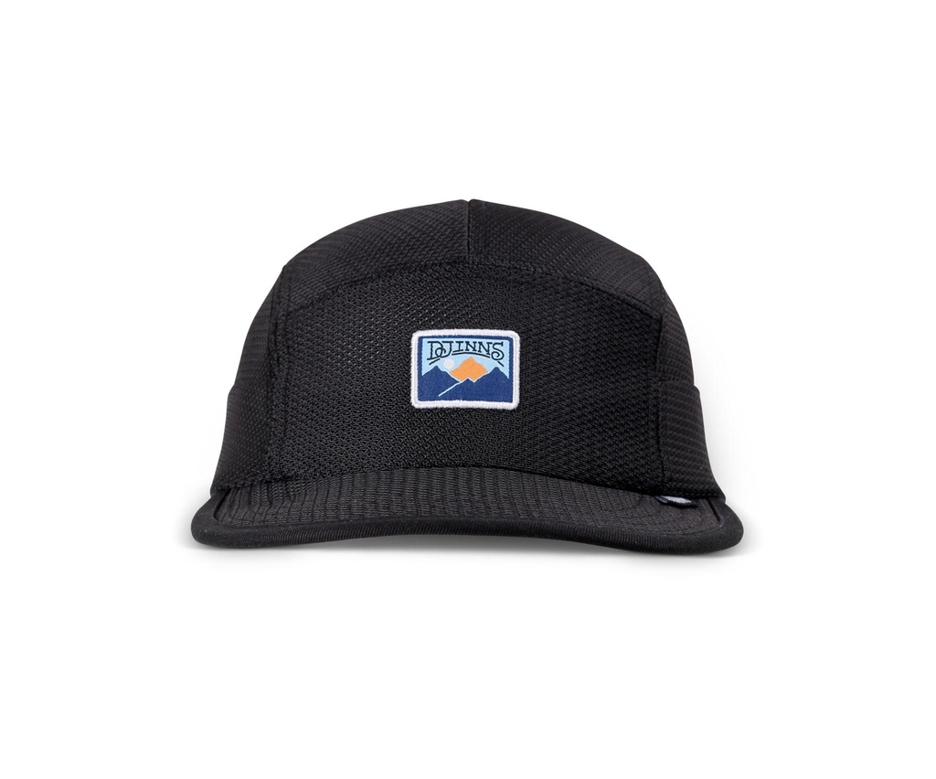 djinns-5-panel-soft-flat-cap-perfo-mountain-black-osfm-0