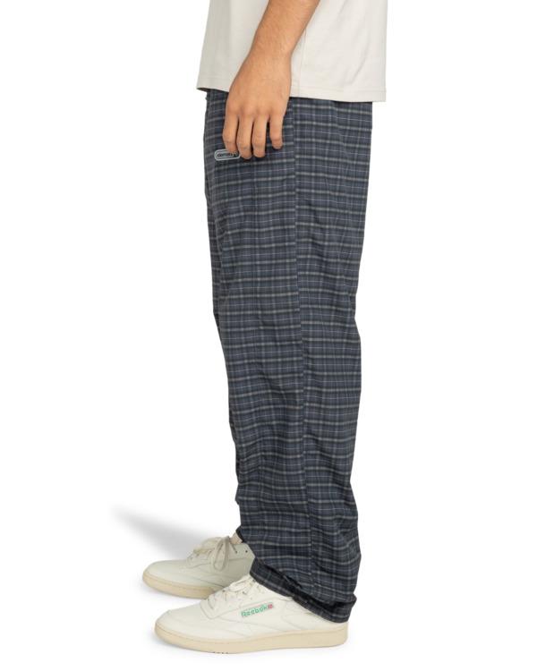 element-relax-checker-track-pant-blue-digit-check-xs-2