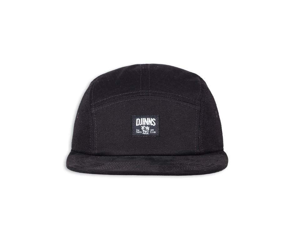 djinns-5-panel-flat-cap-fab-mix-black-osfm-0