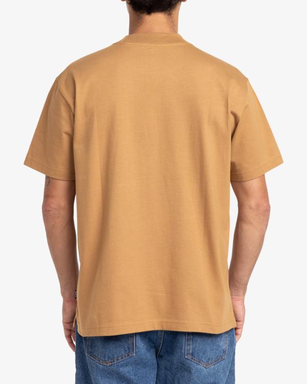 rvca-chainmail-pocket-ss-tee-brown-camel-s-2
