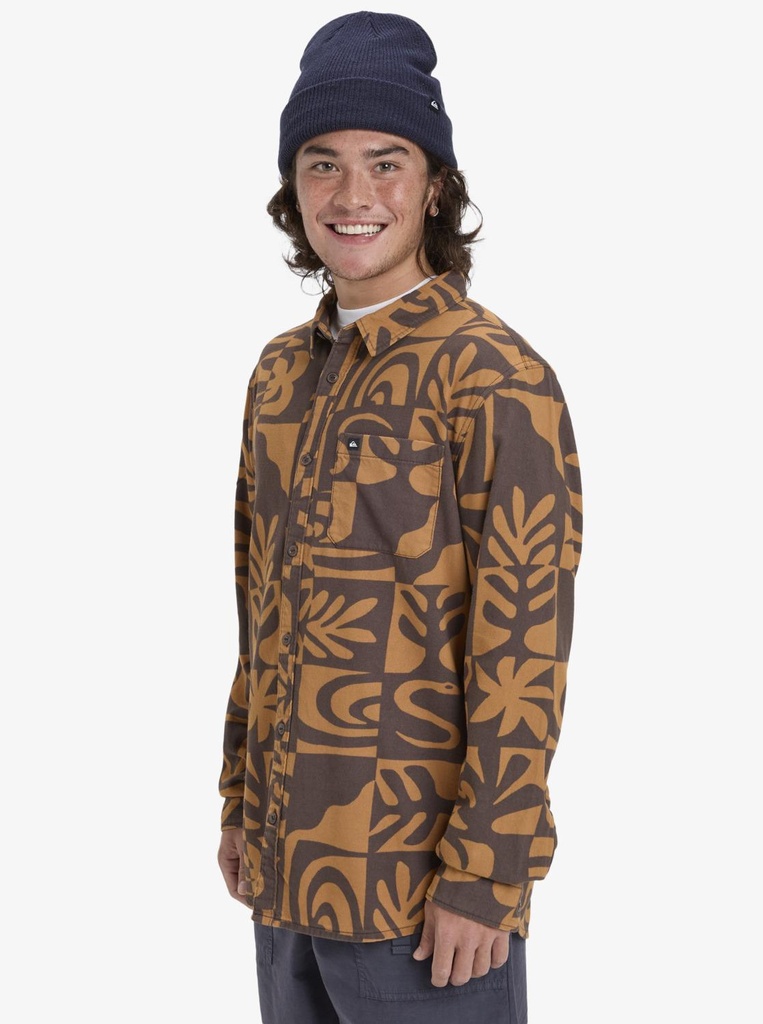 quiksilver-motherfly-printed-ls-shirt-brown-almond-desert-checker-xs-0