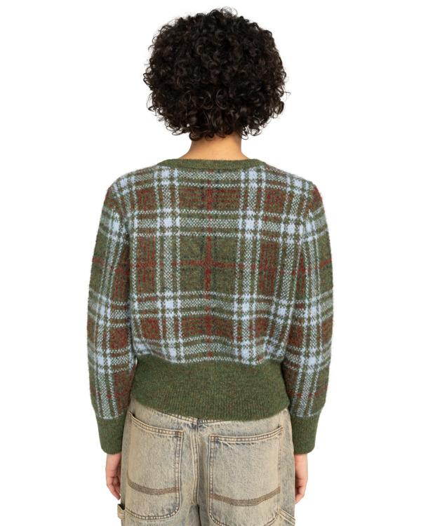 element-plaid-cardigan-w-brown-furry-plaid-xs-6-3