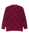 element-textured-check-cardigan-red-zinfandel-xs-0