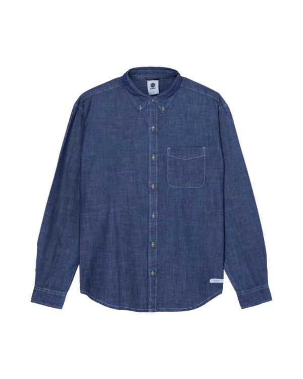 element-button-down-regular-chambray-blue-chambray-blue-xs-4-0