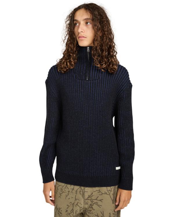 element-2tone-rib-quarter-zip-blue-eclipse-navy-l-3