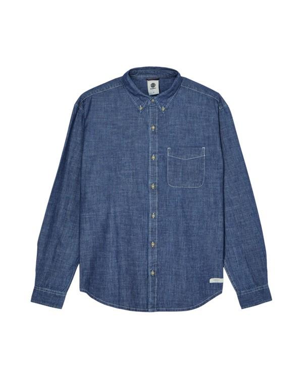 element-button-down-regular-chambray-blue-chambray-blue-xs-4-4