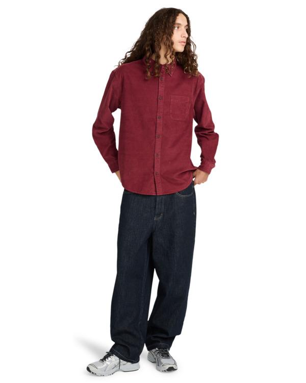 element-button-down-regular-corduroy-red-zinfandel-s-8-5