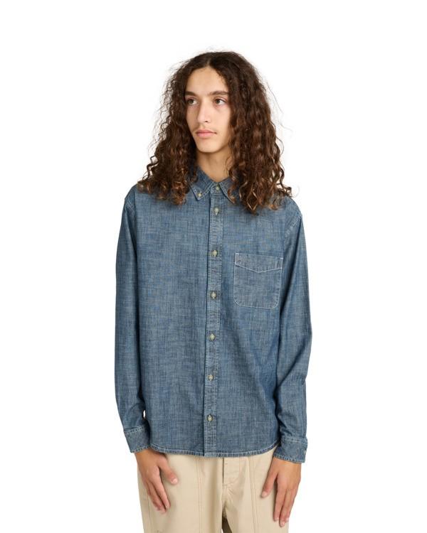 element-button-down-regular-chambray-blue-chambray-blue-xs-4-9