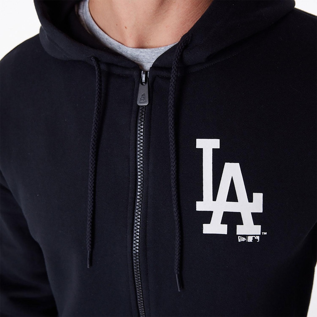 new-era-mlb-essentls-fz-hoody-losdod-blkwhi-schwarz-xs-2