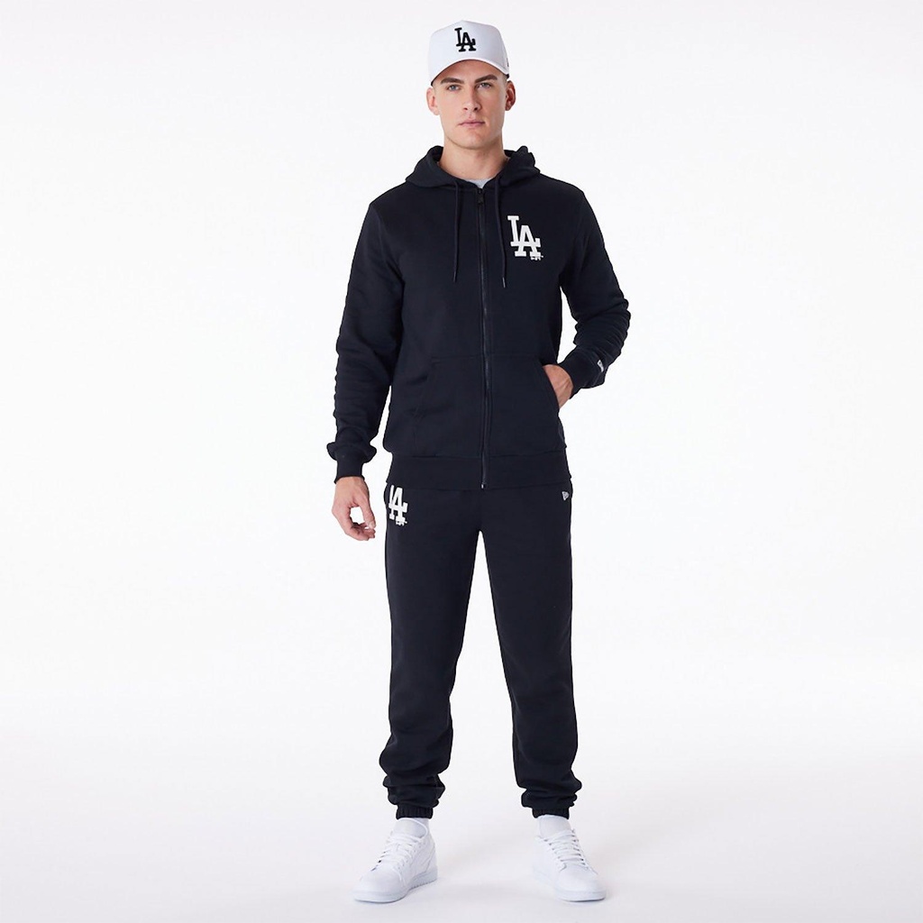 new-era-mlb-essentls-fz-hoody-losdod-blkwhi-schwarz-m-5