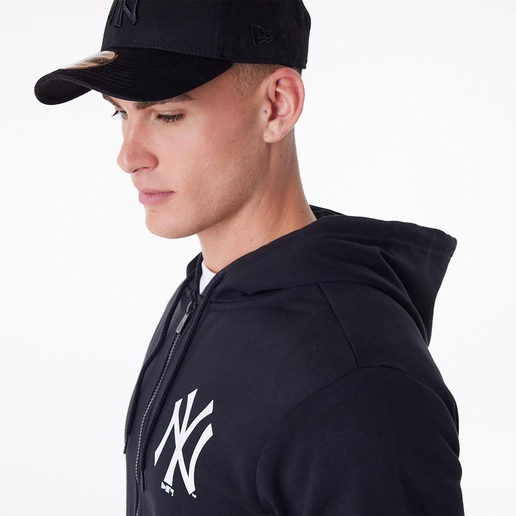 new-era-mlb-essentls-fz-hoody-neyyan-blkwhi-schwarz-xxl-3
