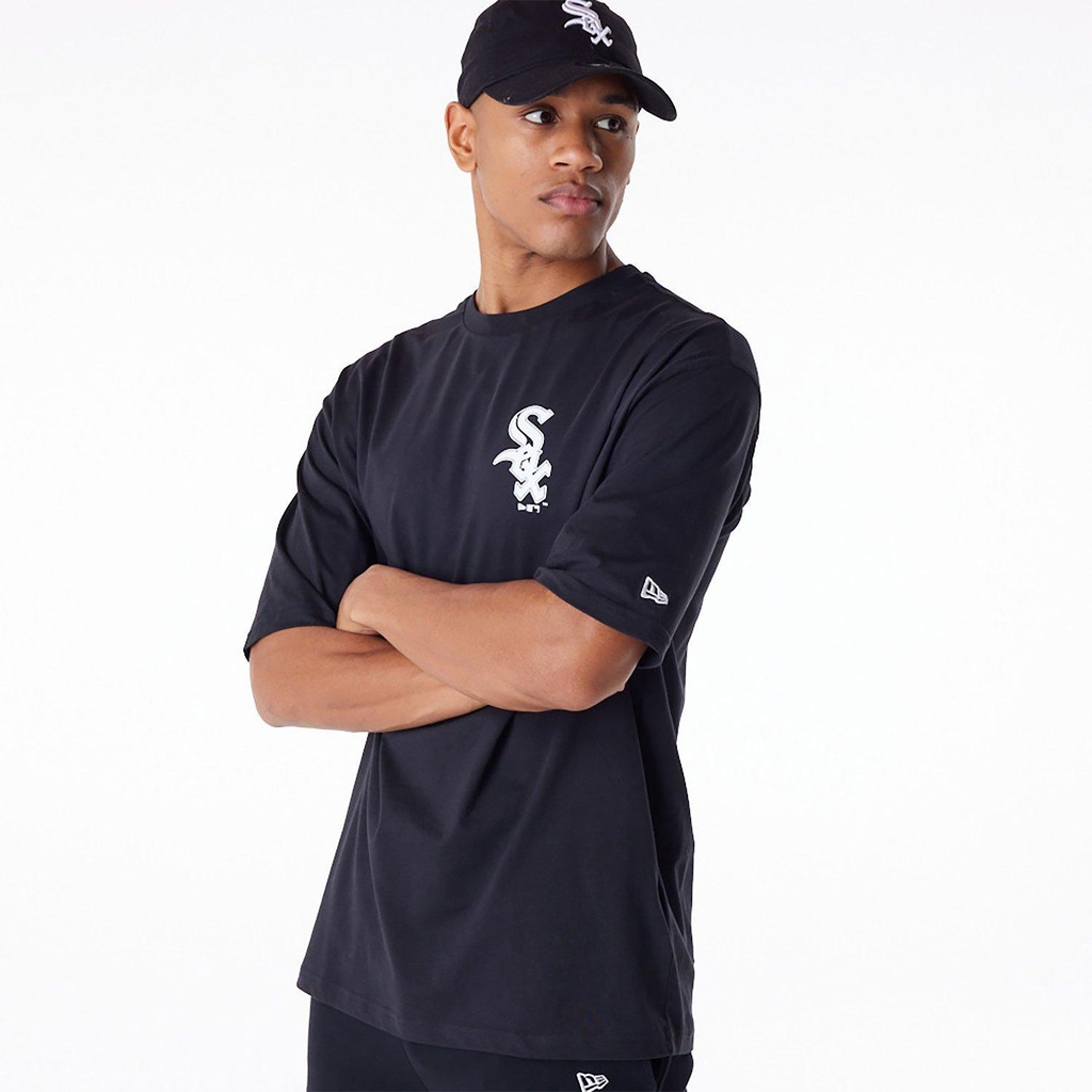 new-era-mlb-essentls-lc-os-tee-chiwhi-blkwhi-schwarz-xs-4