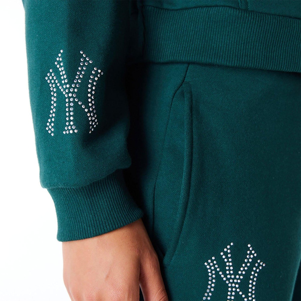 new-era-mlb-diamante-hoodie-neyyan-dkg-grün-xs-2