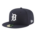 Marineblaue Detroit Tigers 59FIFTY Fitted Cap