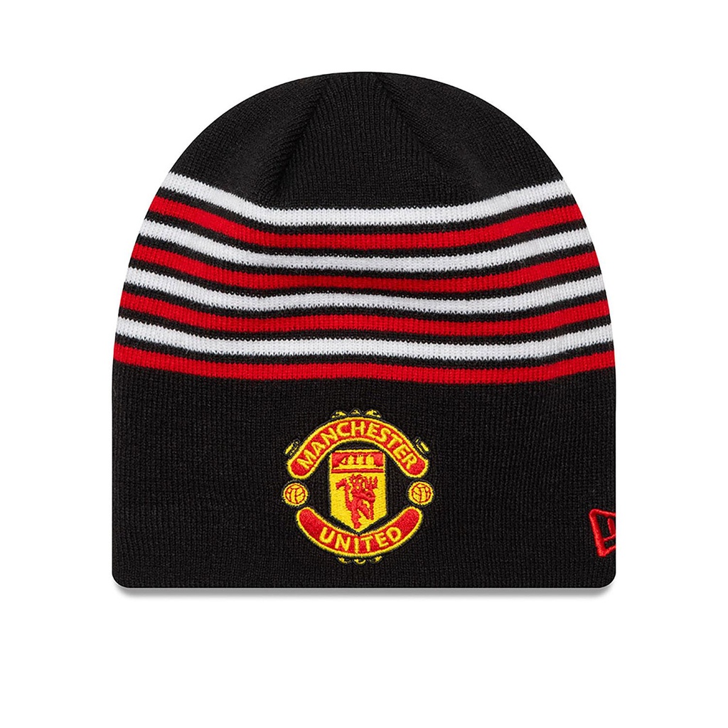 STRIPE SKULL BEANIE MANUTD  BLKSCA
