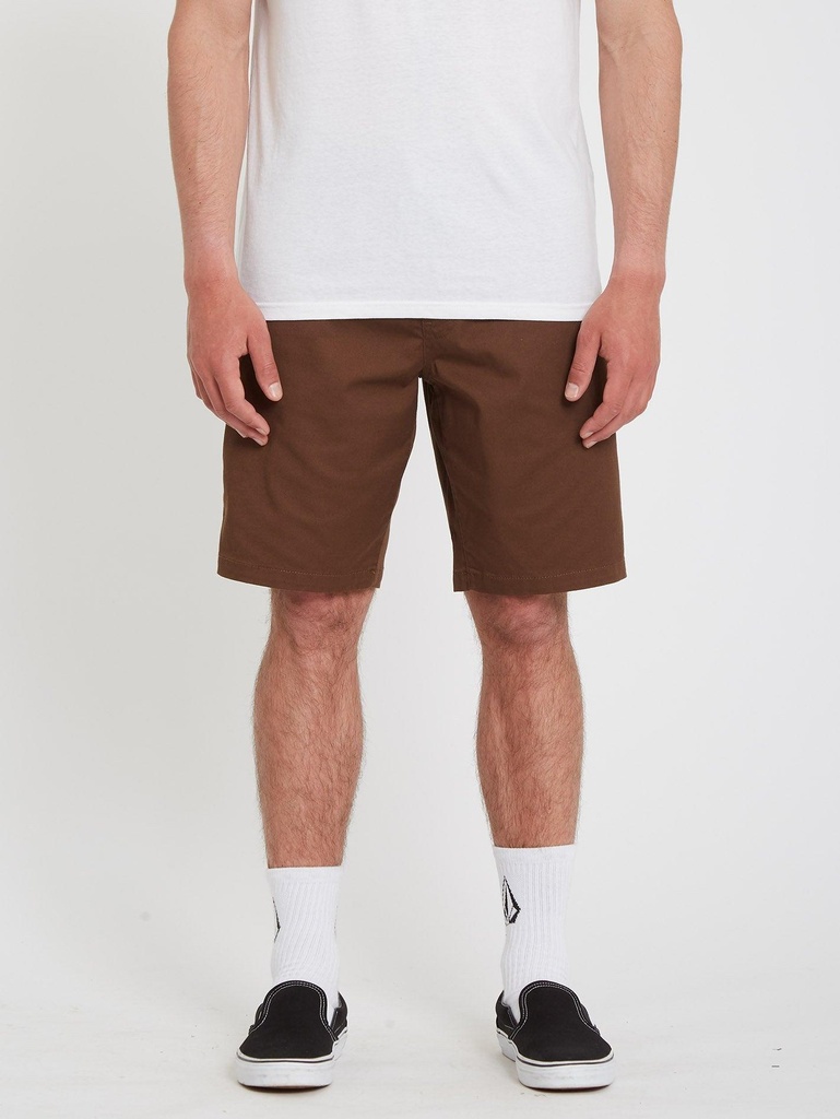 Volcom Frickin Elasticated waist Short 19" (Farbe: DARK EARTH / Größe: XL)