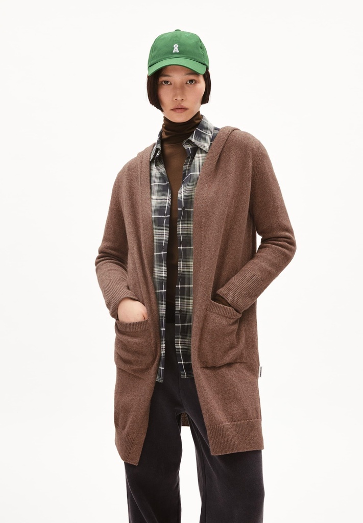 Warmaa Cardigan light caramel melange