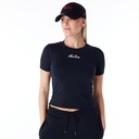 NE SLIM TEE NEWERA  BLKWHI