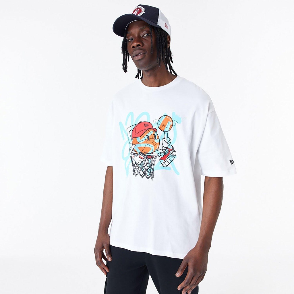 New Era Spray Graphic Oversized T-Shirt