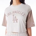 LA Dodgers MLB Lifestyle Crop T-Shirt