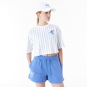 New Era Pinstripe Crop T-Shirt