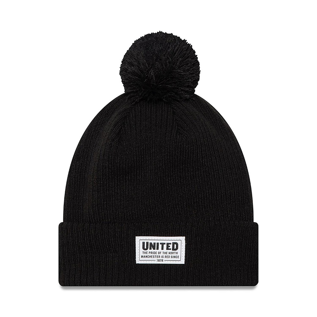 STITCH PATCH CUFF BEANIE MANUTD  BLK