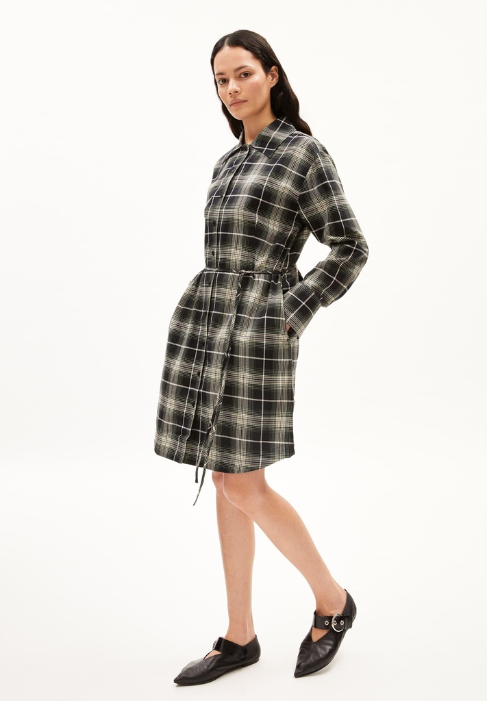 ARMEDANGELS EASINNAA CHECK (Farbe: black-dark amber / Größe: M)