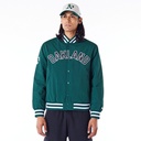 MLB WORDMARK BOMBER OAKATH  DKGBLK