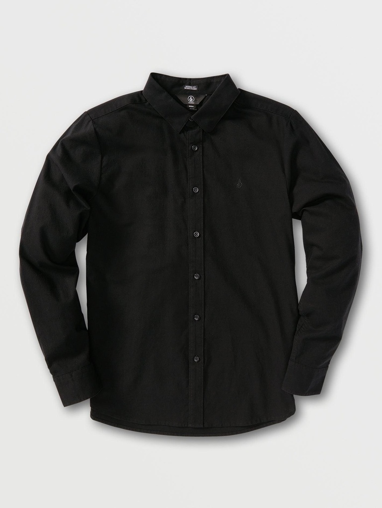 Volcom OXFORD STRETCH L/S (Farbe: BLACK / Größe: L)