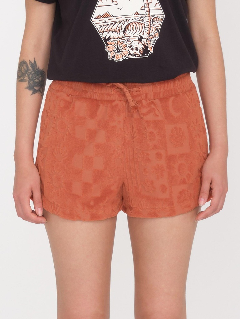 SUNNY WILD TERRY CLOTH SHORT