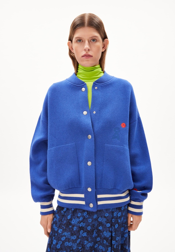 ARMEDANGELS AALISON COLLEGE (Farbe: dynamo blue-oatmilk / Größe: M)