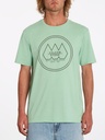 Volcom Tri Stone T-shirt (Farbe: LICHEN GREEN / Größe: L)