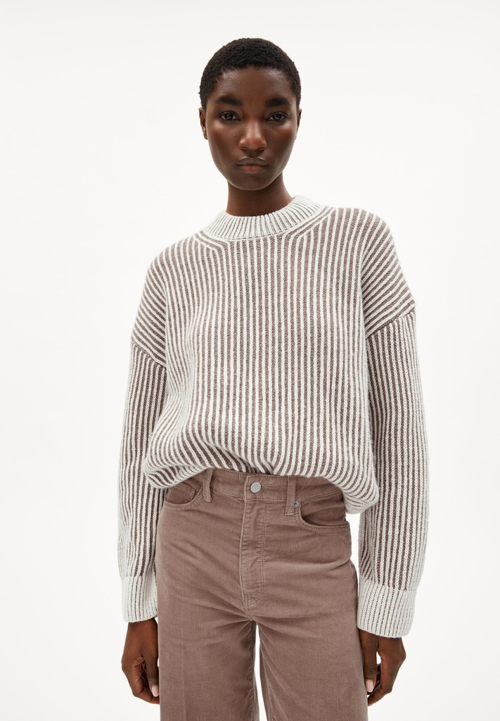 ARMEDANGELS SADNAA VANISEE (Farbe: black-oatmilk / Größe: XL)