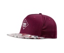 5 Panel Snapback Cap Rubber Aztek